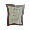 שעון 2 שכבות עץ עם כיתוב אישי