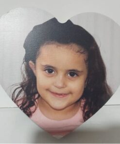 בלוק עץ לב - קטן