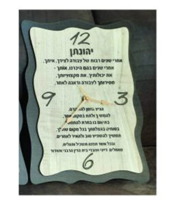שעון הוקרה אישי בעיצוב אומנותי – למזכרת שנשארת לכל החיים