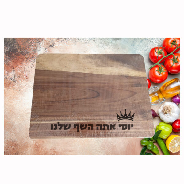 קרש חיתוך עם חריטה 38X27