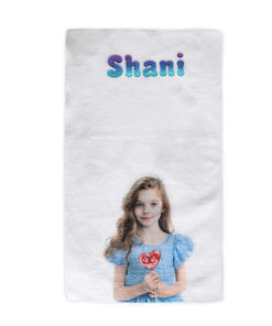 מגבת כותנה עם תמונה