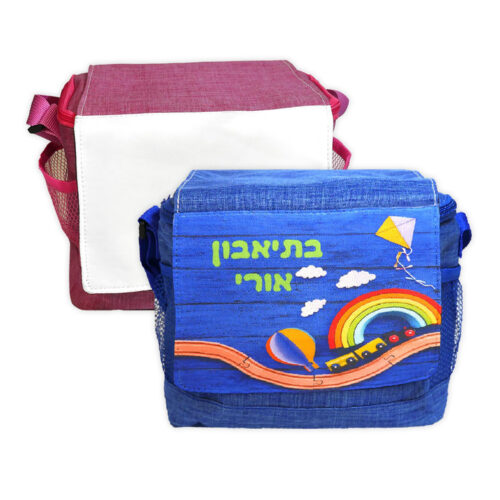תיק צידנית גדולה עם תמונה