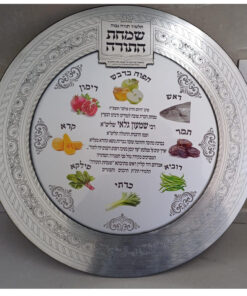 צלחת עם סדר הסימנים לר"ה