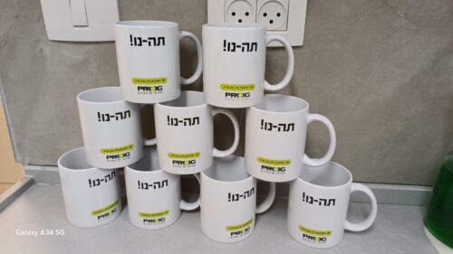 כוס מאג עם לוגו