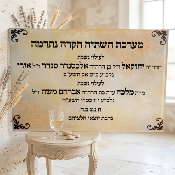 להעניק לזיכרון עומק ויוקרה – הכירו את לוחות ההנצחה מאקריל