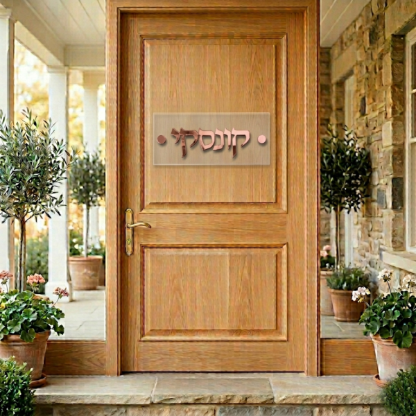 שלט לדלת דגם קונסקי