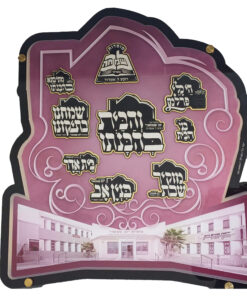 שלט הוקרה ותצוגה יוקרתי – מוסדות "לב שמחה" אשדוד
