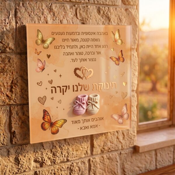 לוח אקריל יוקרתי להנצחה – זיכרון נצחי בעיצוב אישי