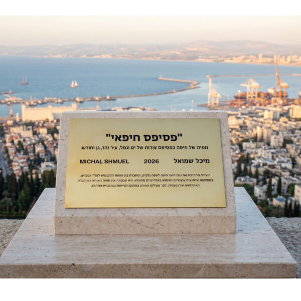 שלט הנצחה והקדשה יוקרתי – הדפסה אומנותית על טס כסף או זהב