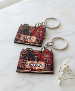 מחזיק מפתחות ייחודי בעיצוב 770 – עם כיתוב אישי 