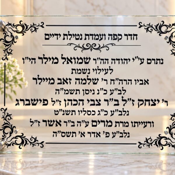 לוח הנצחה והקדשה